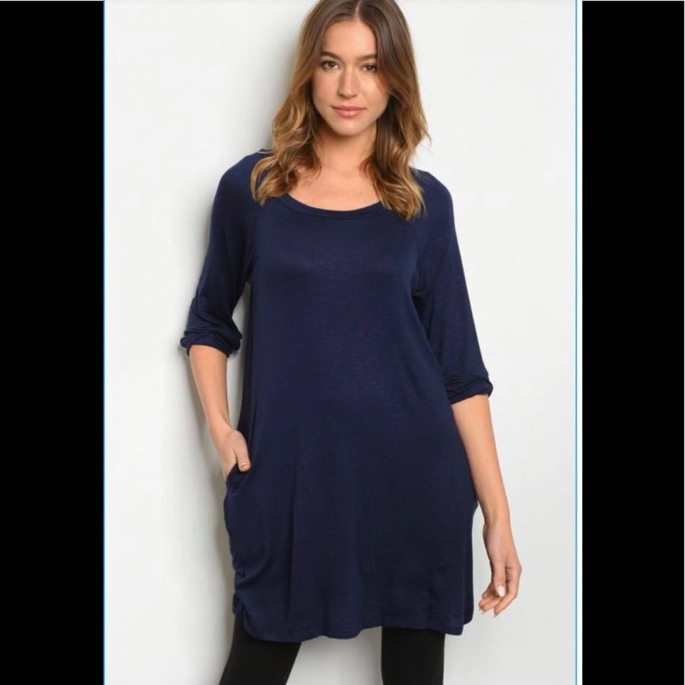 💙❤️💕Navy Tunic With Pockets ❤️💕
